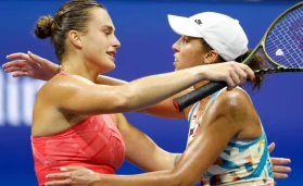 Aryna Sabalenka and Madison Keys.