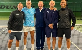 Boris Becker and Holger Rune.