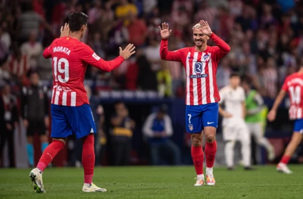 Alvaro Morata and Antoine Griezmann.