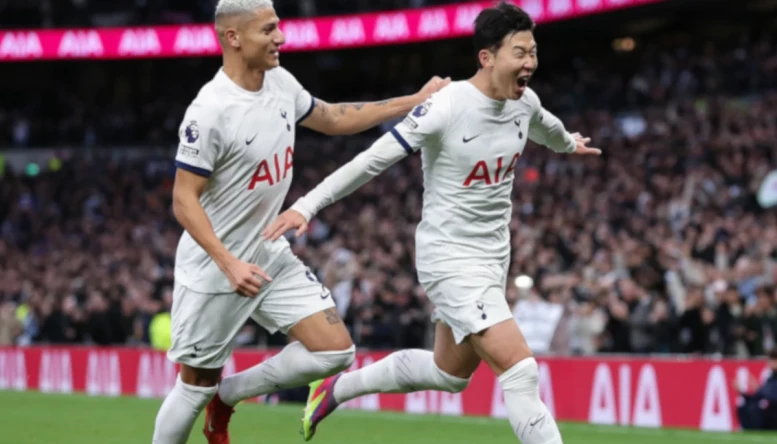 Son Heung Min and Richarlison.