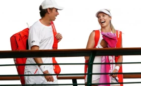 Katie Boulter and Alex De Minaur.
