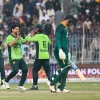 Abrar Ahmed wicket celebration