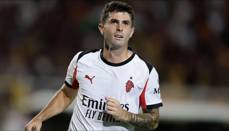 AC Milan forward Christian Pulisic