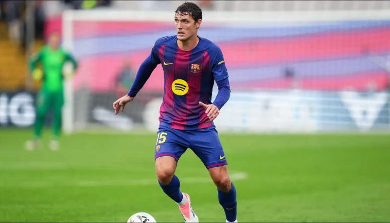 Andreas Christensen of FC Barcelona 