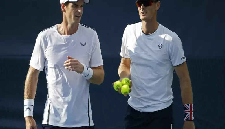 Andy Murray and Jamie Murray.