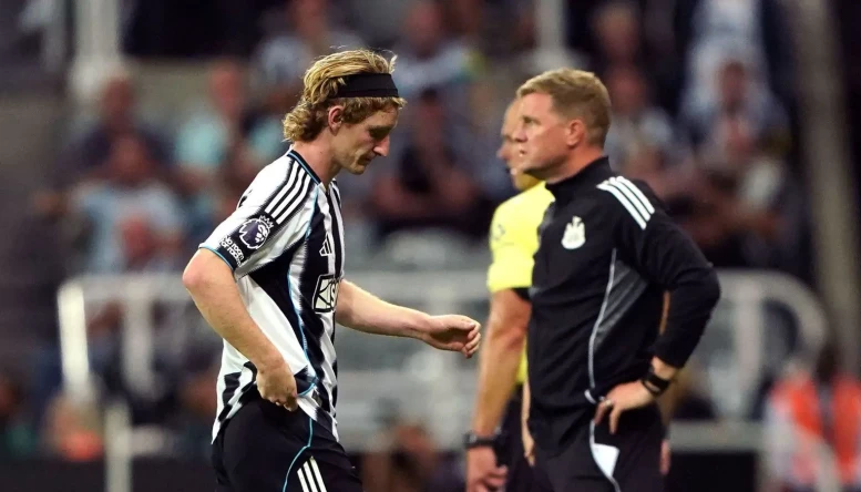 Anthony Gordon red card v Liverpool 25 August, 2025