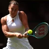 Aryna Sabalenka strong back hand