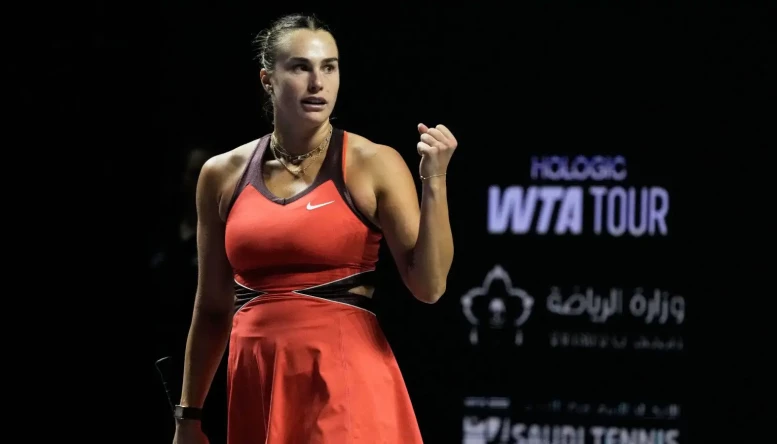 Aryna Sabalenka at the WTA Finals