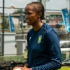Ayabonga Khaka in training