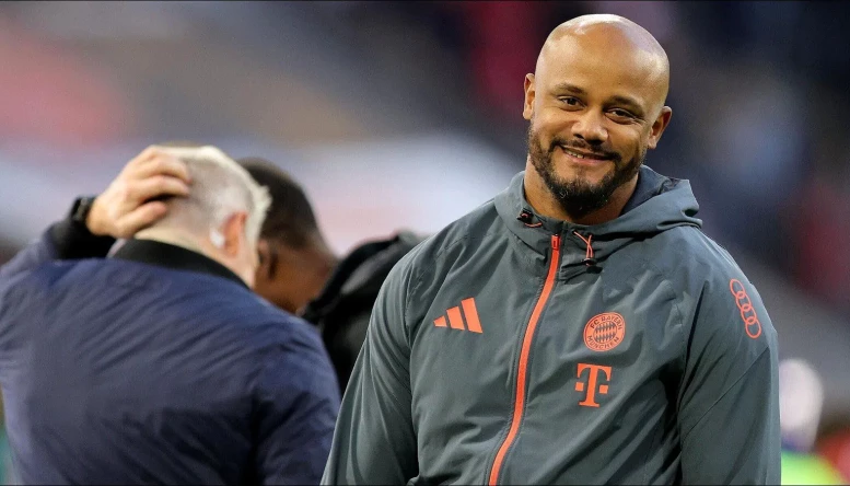 Bayern Munich manager Vincent Kompany 