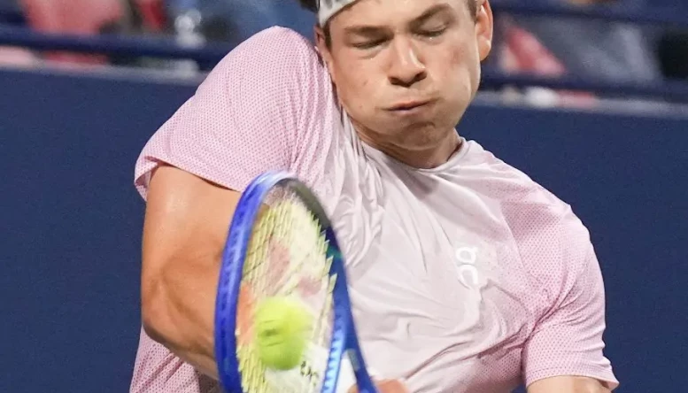 Ben Shelton 2025 Canadian Open SF ALAMY