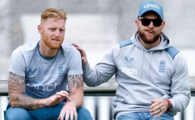 Ben Stokes and Brendon McCullum.