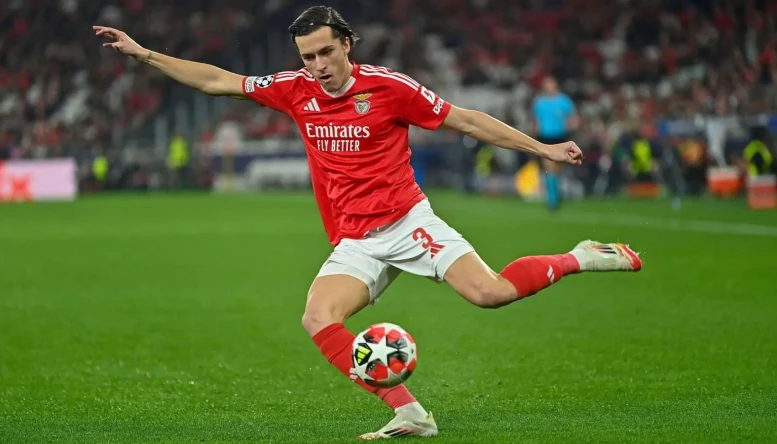 Benfica defender Alvaro Carreras