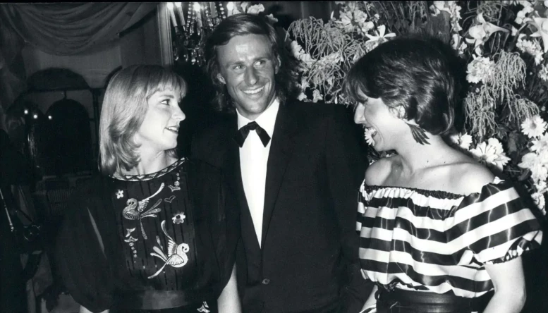 Bjorn Borg and Chris Evert