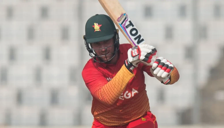 Brendan Taylor batting