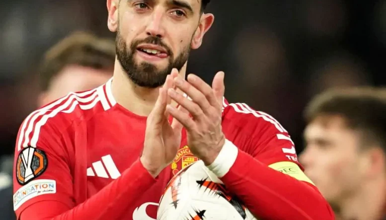 Bruno Fernandes hat-trick Real Sociedad Europa League 13 March, 2025