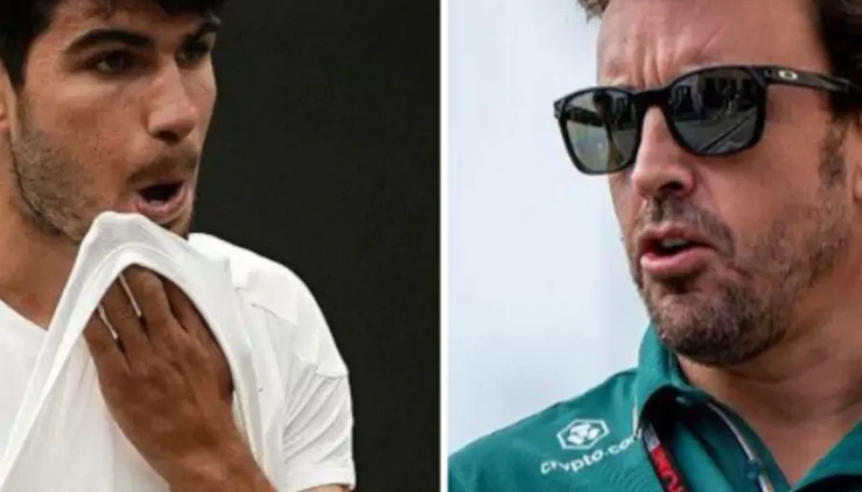Carlos Alcaraz and Fernando Alonso