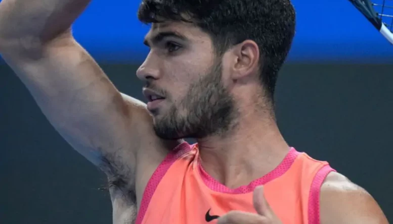 Carlos Alcaraz at the China Open