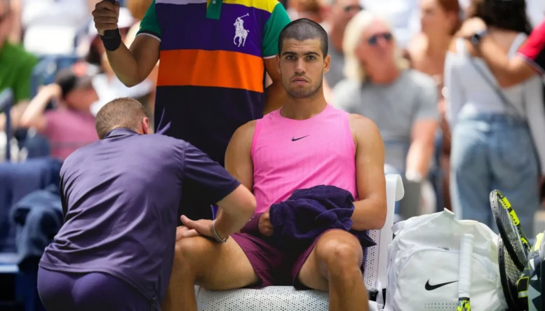 Carlos Alcaraz at the US Open
