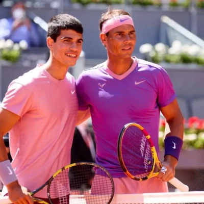 Carlos Alcaraz first match v Rafael Nadal