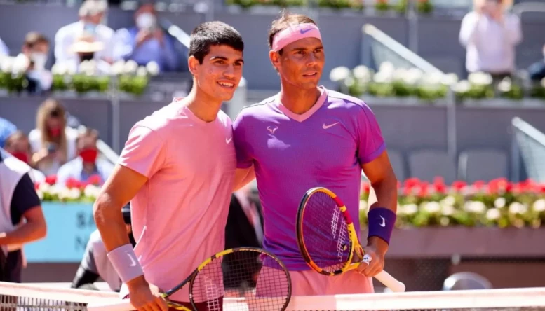 Carlos Alcaraz first match v Rafael Nadal