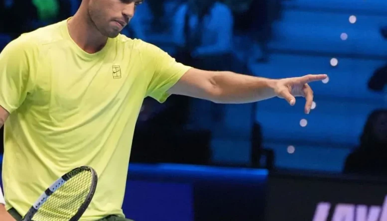 Carlos Alcaraz Turin Open 09 November, 2025 (alamy)