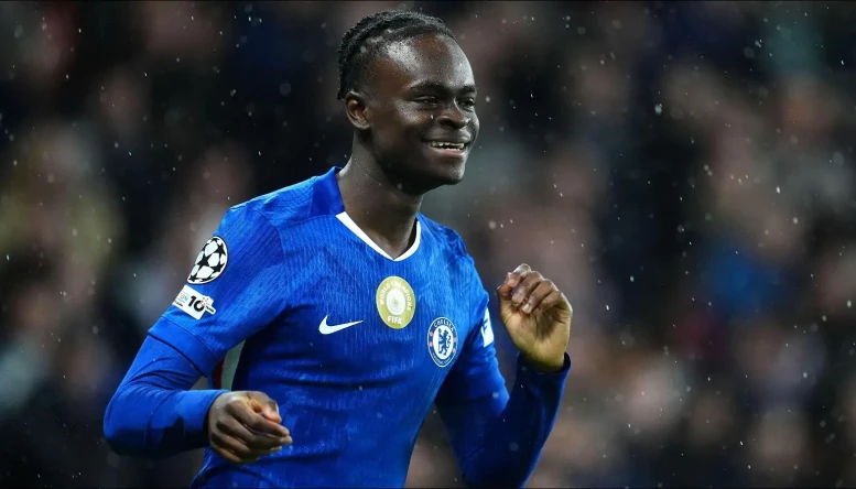 Chelsea's Tyrique George celebrates scoring