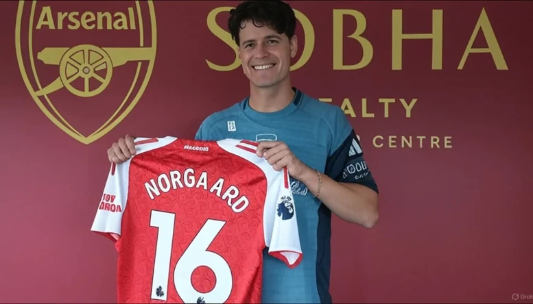 Christian Norgaard of Arsenal