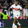 Dan-Axel Zagadou in action for Stuttgart
