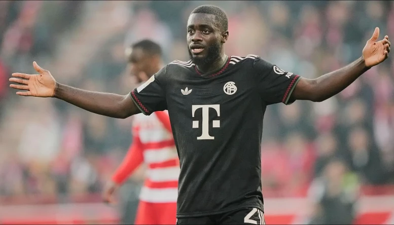Dayot Upamecano of Bayern Munich 
