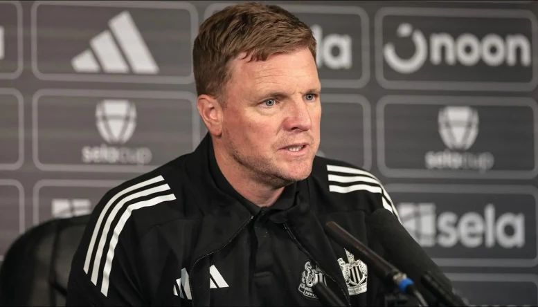 Eddie Howe manager of Newcastle United 