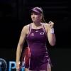 Elena Rybakina at the WTA Finals