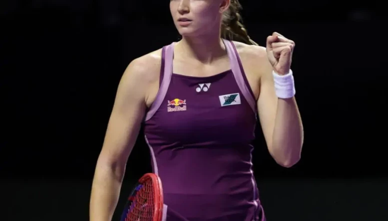 Elena Rybakina at the WTA Finals