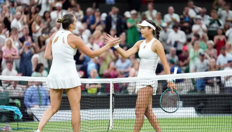 Emma Raducanu and Aryna Sabalenka