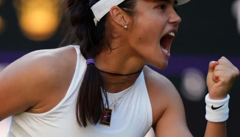 Emma Raducanu at Wimbledon