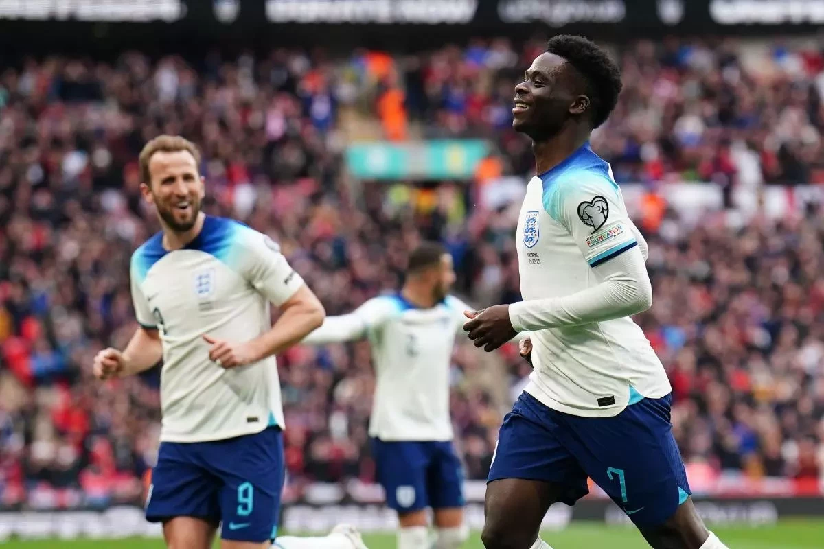 Harry Kane and Bukayo Saka.