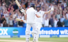 Chris Woakes and Mark Wood.