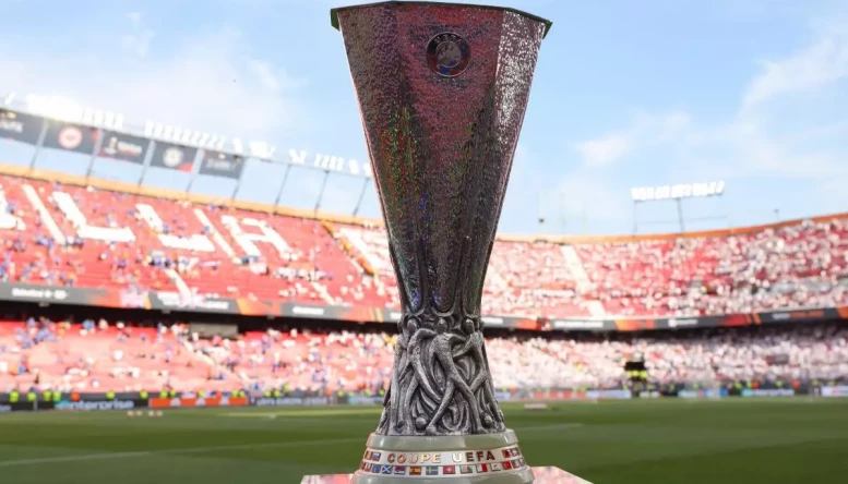 Europa League trophy.