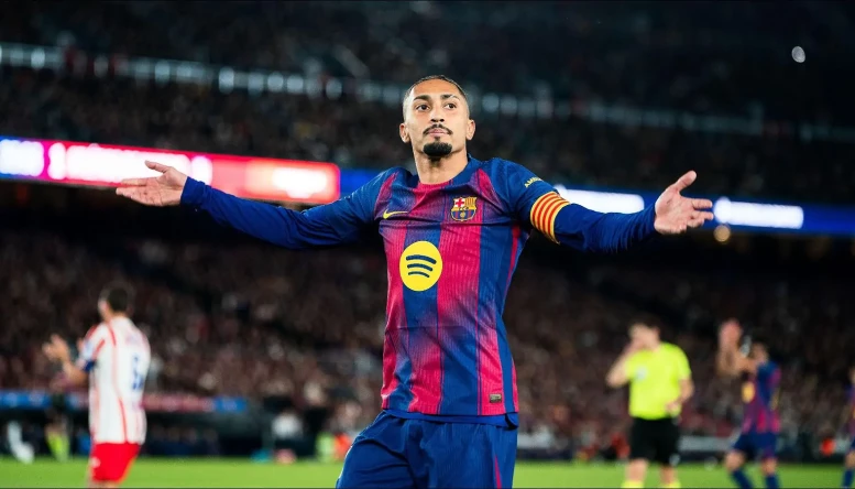 FC Barcelona player Raphinha 