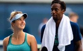 Elina Svitolina and Gael Monfils.