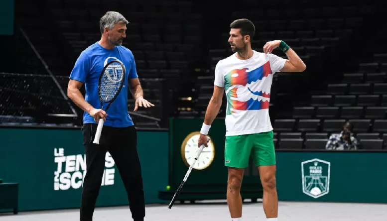 Goran Ivanisevic and Novak Djokovic.