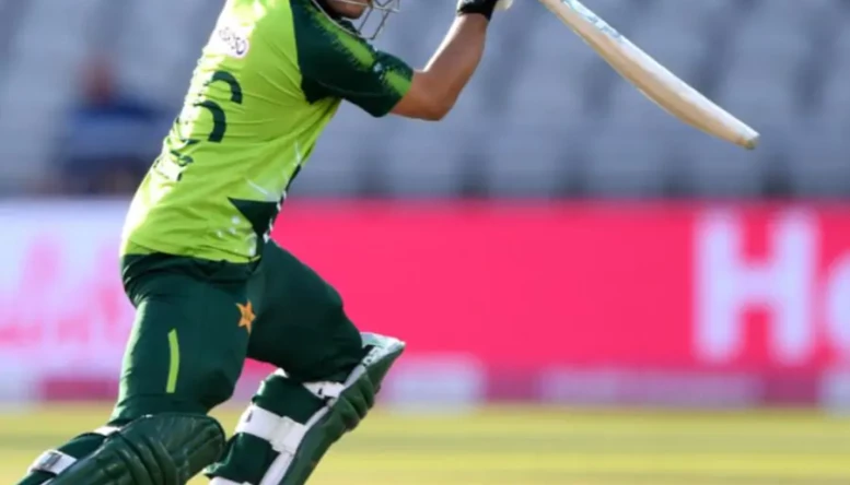 Haider Ali batting