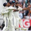 India Test wicket celebration