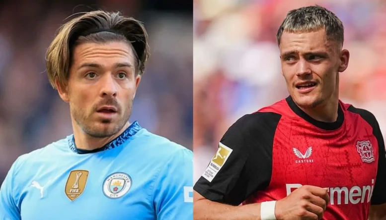 Jack Grealish and Florian Wirtz