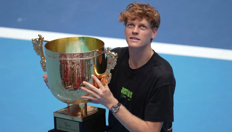 Jannik Sinner wins 2025 China Open alamy