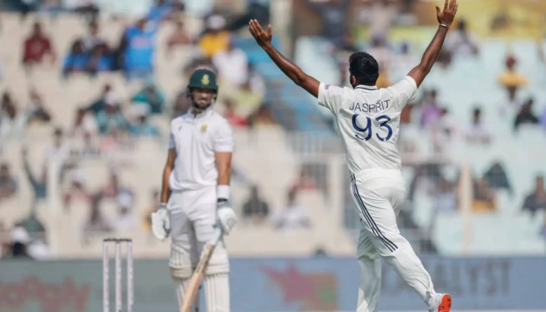 Jasprit Bumrah Test celebration