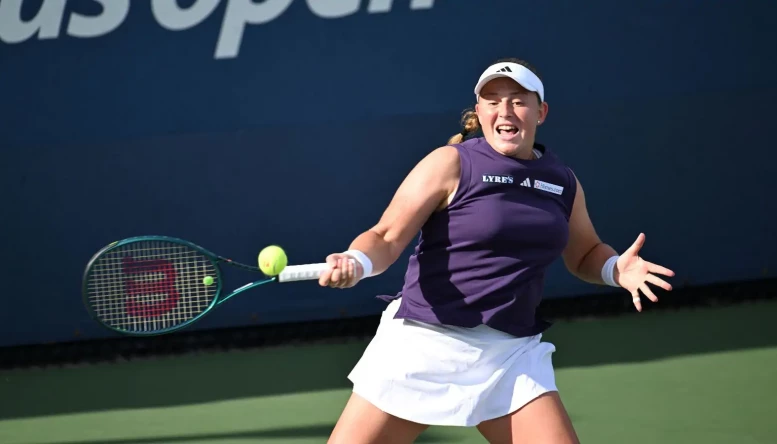 Jelena Ostapenko us open 2025 alamy