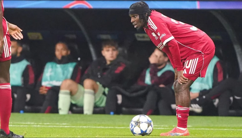 Jeremie Frimpong of Liverpool FC