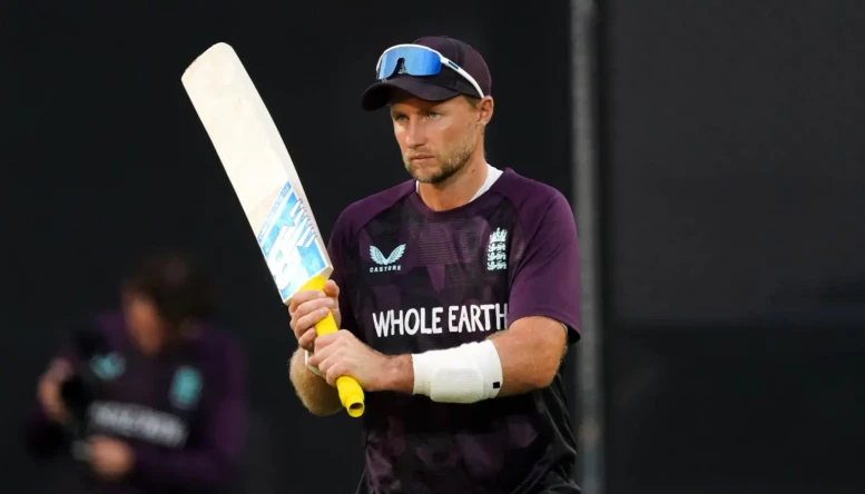 Joe Root in training