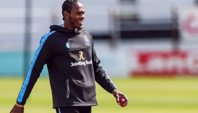 Jofra Archer close up 